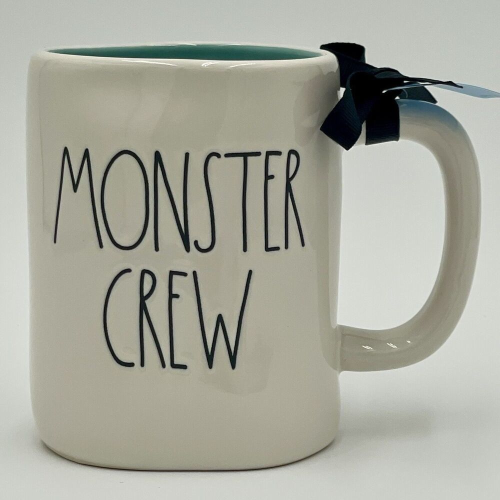 Rae Dunn X Disney Pixar Monsters Inc Monster Crew Coffee Mug Brand New
